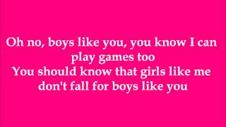 Boys Like You  Molly Moore Dance Moms  Lyrics [upl. by Zitvaa]