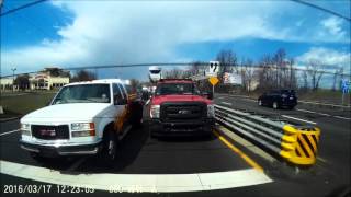 Road Rage Accident Street Rd Bensalem PA [upl. by Oletta]