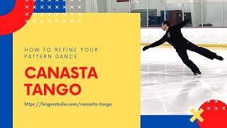 Canasta Tango How to Refine your Pattern Dance HD1080p [upl. by Enirol]