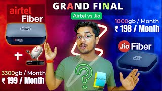 Dont make the same Mistake like me Watch this video Before buying Airtel Fiber OR Jio Fiber [upl. by Erreipnaej]