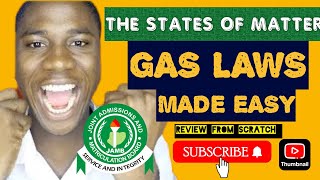 The Gas Laws from scratch for JAMBPost UTME  Lot of practice Questionsscore 90 in chemistry [upl. by Heidie730]