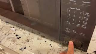 How to fix GE Profile microwave door stuck on close part 2 [upl. by Obie]