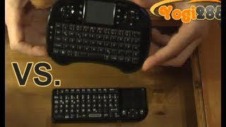 Rii Mini vs Trust Tocamy Mini Wireless Keyboard Vergleich und Test [upl. by Hampton745]