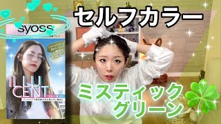 【セルフカラー】セルフで簡単オリーブヘアに💚 [upl. by Allecsirp]