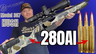 280AI  First Shots and Sighting In Weatherby Model 307 HUSH Edition [upl. by Nuahsyd489]