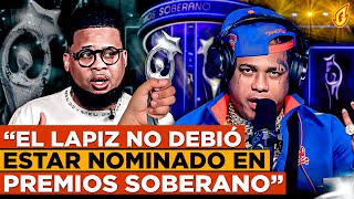 SHELOW SHAQ LE ENTRA AL LAPIZ CONCIENTE POR NOMINACIÓN A PREMIOS SOBERANO “ROCHY RD MERECE GANAR” [upl. by Hassin]