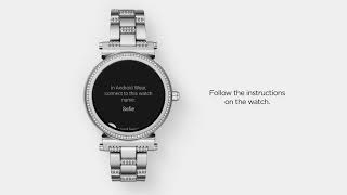 Michael Kors Access Sofie Smartwatch  Set Up and Functionality [upl. by Knipe]