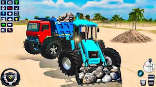 Driving Big JCB And Loading Stone on 1020 Model Damper Gadi in game 🔥 jcb damper [upl. by Varrian]