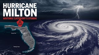 Hurricane Milton Historic Category 5 Storm Heading Towards Floridas West Coast [upl. by Rolyak18]