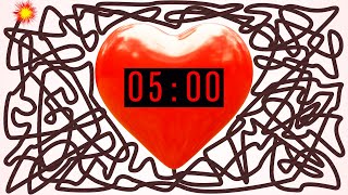 5 Minute Timer Bomb HEART ❤️ [upl. by Yenruoj]