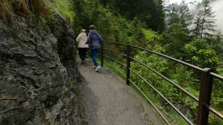 Trummelbach Falls Walk Hike [upl. by Eiser]