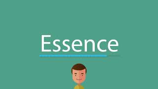 Essence pronunciation [upl. by Vanny]