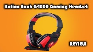 Kotion Each G4000 Gaming Headset Review [upl. by Warthman212]