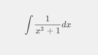 AN ALGEBRAIC EXTRAVAGANZA The integral 1x31 [upl. by Dowell117]