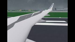 Ryanair very hard landing in Cabin crew filght simulator [upl. by Annaujat]