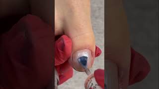 I used the nail polishes Polar Coconut milk and France pedicure nails asmr fyp [upl. by Dolli]