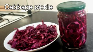 Red Cabbage Pickle recipe  Red Cabbage salad Pickle recipe [upl. by Sarilda]