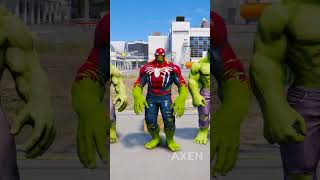 RANDOM SPIDERMAN VS SPIDERHULK BATTLE gta5 hulk spiderman [upl. by Able566]