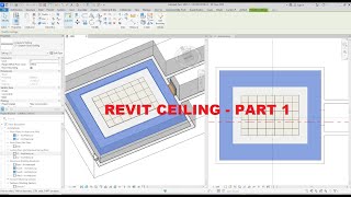 Revit Ceiling  Easy Model  Part 1 [upl. by Veradis884]