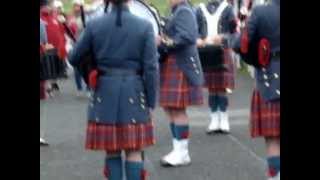 VIRGINIA MILITARY INSTITUTE PIPE BAND  ENTRANCE MARCH [upl. by Hawker]