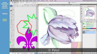 Photoshop Tutorial for Fashion Design 1124 Vector Modes Path Editing Reshaping Tools [upl. by Orville]