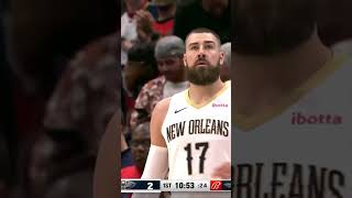 Jonas Valanciunas And One Over Paolo Banchero basketball nba [upl. by Dlanar]