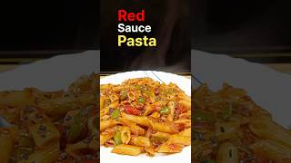 RED SAUCE PASTA 😋 Pasta recipe cooking shorts [upl. by Aubine]