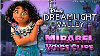 All Mirabel Voice Clips • Disney Dreamlight Valley • All Voice Lines • 2022 Stephanie Beatriz [upl. by Arvad]