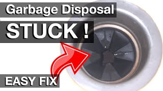 Fixing Garbage disposal not spinning How to DIY instructions [upl. by Attesor]