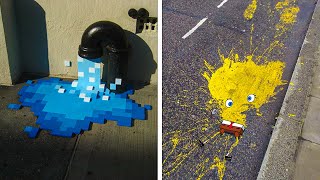 Most Creative Street Art [upl. by Ahsuatan]