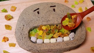 ASMR 꼬마돌 쿠키 먹으면서 소곤 소곤 이야기 🌚💗 코하쿠토  Eating little stone cookies amp WhisperingEng sub日本語字幕 [upl. by Zubkoff]