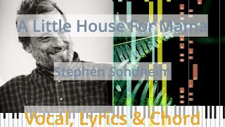 🎹A Little House For Mama Chord amp Lyrics Stephen Sondheim Synthesia Piano [upl. by Nerdna]