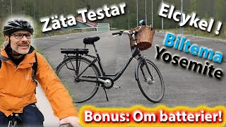 Zäta testar Elcykel från Biltema Yosemite E Comfort 28quot 7S Bonus allmänt om elcykel batterier [upl. by Tennies662]