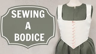 Sewing a Bodice Mockup [upl. by Drud]