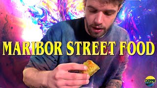 I TRIED THE STREET FOOD IN MARIBOR SLO [upl. by Nitaf]