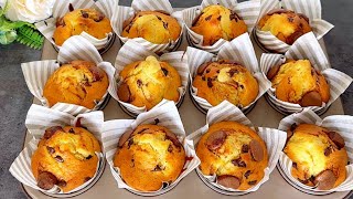 Je Cherchais Cette Recette de Muffins Depuis Longtemps Muffins très Moelleux et très Savoureux 🤤 [upl. by Yanej9]