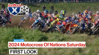 2024 Motocross of Nations  Saturday Qualifying Video Highlights [upl. by Hayalat]