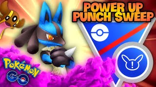 Lucario power up punch sweep in Sinnoh GO Battle League for Pokemon GO Gastrodon amp XL Bastiodon [upl. by Izabel349]