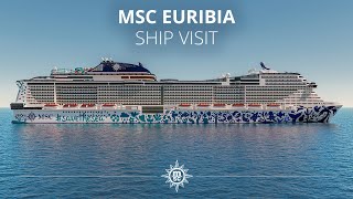 MSC EURIBIA  SHIP VISIT [upl. by Nosemyaj]