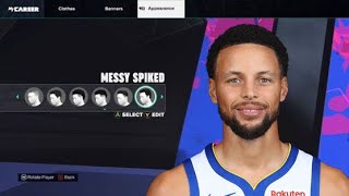 NBA 2K25 STEPH CURRY FACE CREATION NEXT GEN amp CURRENT GEN BEST FACE CREATION 2K25 [upl. by Bayly]