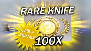 I opened 100 Gamma cases and got a RARE KNIFE [upl. by Biron]