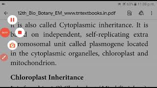 CGeneticsCytoplasmic inheritance [upl. by Assenna]