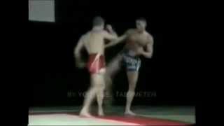 JeanClaude Van Damme  Muay Thai demonstration strength [upl. by Amlev]