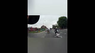 Rideout with Liverpool Lost Boys SC Lambretta Vespa Royal Alloy Modena [upl. by Alilak880]