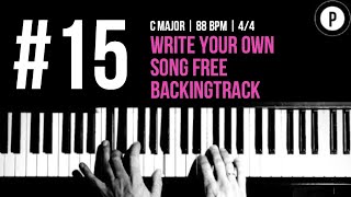 15 Write Your Own Song Free Backingtrack [upl. by Azral318]