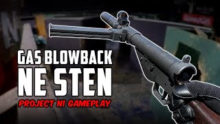 CQB gameplay of Northeast STEN Gas Blowback at Project N1 [upl. by Htebazila962]