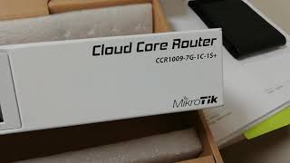 Распаковка mikrotik CCR10097G1C1S [upl. by Chak4]