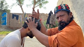 ASMR  BENGALI BABA IN ANGRY MOOD  NECK CRACK WITH HEAD MASSAGE  massage [upl. by Hguh21]