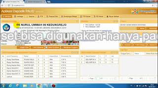 Cara Reset Akun Operator Dapodik PAUD Secara Mandiri [upl. by Bennie]