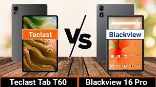 Teclast Tab T60 vs Blackview Tab 16 Pro 2024  Which One is Better [upl. by Assirhc]